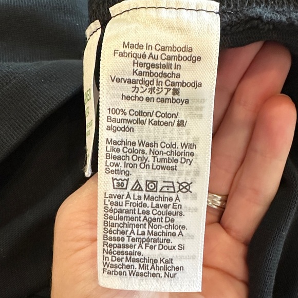 J. Crew Black Half Zip Rugby Pull Over 100% Cotton - Picture 9 of 9